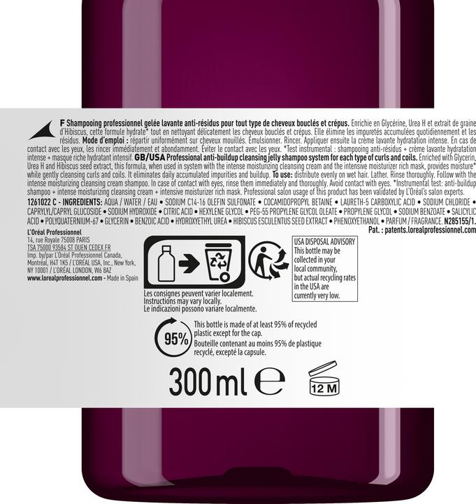 Produktbild L'Oréal Professionnel Serie Expert Curl Expression Anti-Buildup Jelly (300 ml, Flüssiges Shampoo)
