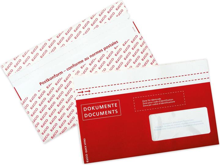 Image du produit Elco Enveloppes-pochettes en papier Quick Vitro Dokumente/Documents conformes aux spécifications de (C5/6)