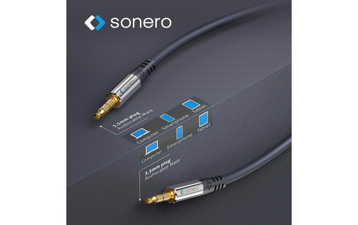 Actual product image Sonero 3.5 mm jack - 3.5 mm jack (10 m, 3.5mm jack (AUX))