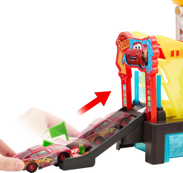 Actual product image Disney Pixar Cars Color Changers Lightning McQueen Autowaschanlage