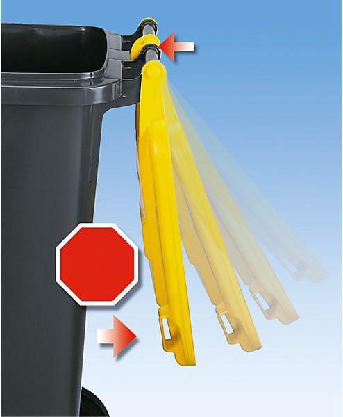 Immagine prodotto eurokraft pro Cestino grande in plastica, secondo DIN EN 840 (80 l)