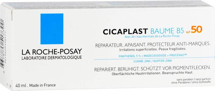 Energie-Label La Roche Posay Cicaplast Baume (Sonnencreme, SPF 50, 40 ml, 60 g)