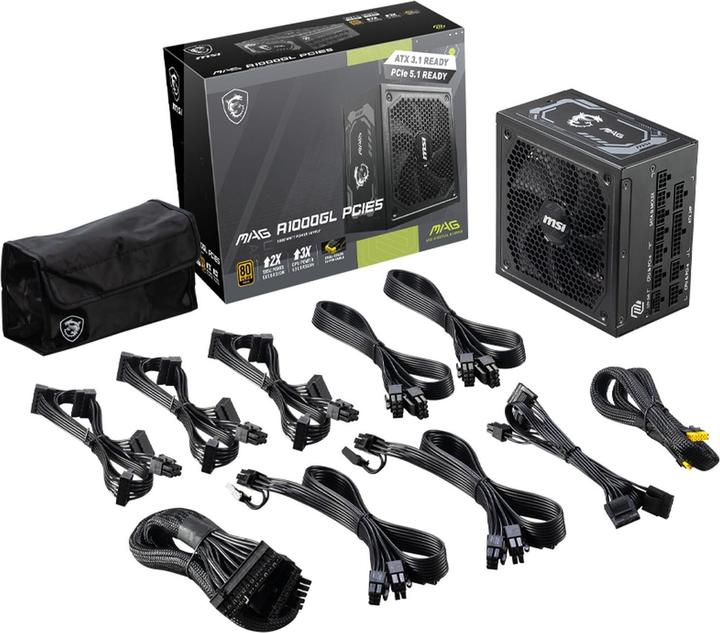 Actual product image MSI MAG A1000GL (1000 W)