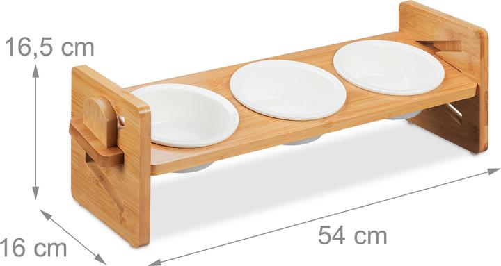 Actual product image Relaxdays Dog food station (0.20 l)