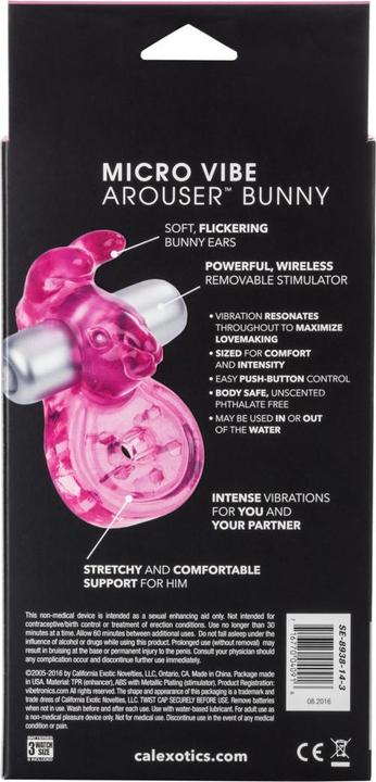 Actual product image CalExotics Micro Vibe Arouser Bunny (3.75 cm)