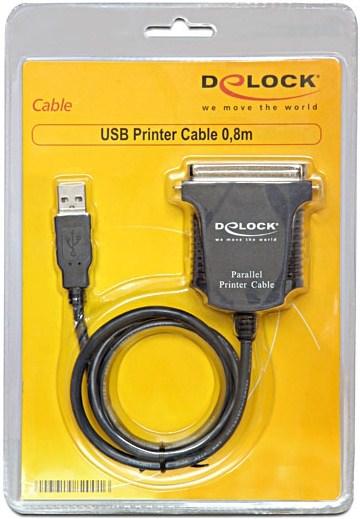 Actual product image Delock Interface cable USB to Cen36 (1.80 m, Parallel (printer))