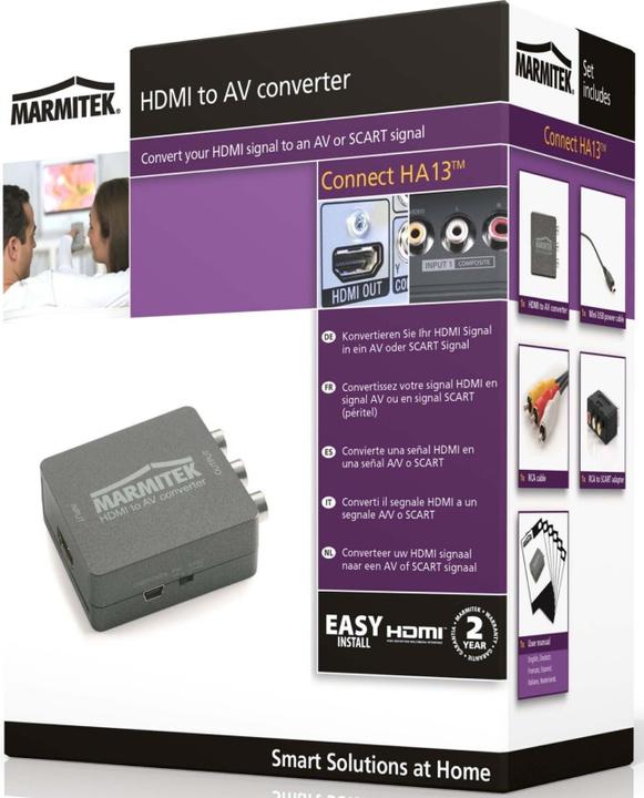 Productafbeelding Marmitek HV15 aansluiten (Digitaal -> Analoog)