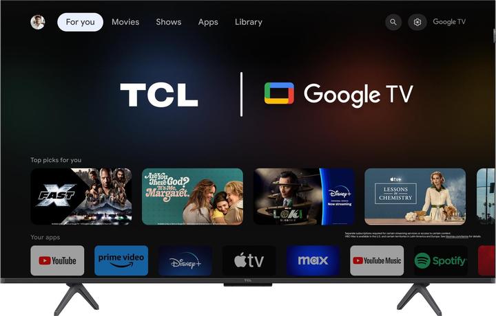 Produktbild TCL 50C655 (50", QLED, 4K, 2024)