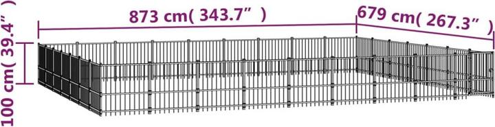 Image du produit VidaXL Shaine (Chenil pour chiens)