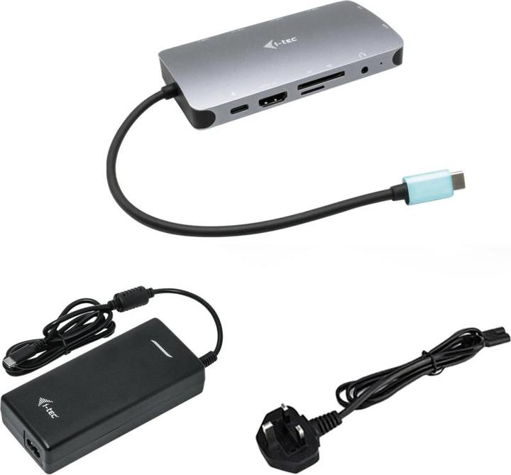 Immagine prodotto i-tec C31NANOVGA112W (USB-C, 8 Porti)