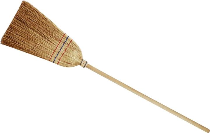 Straw broom