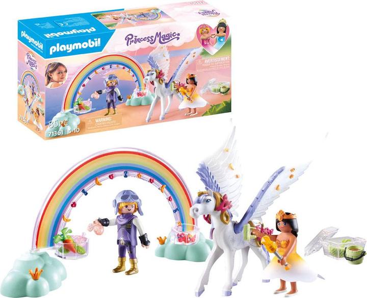 Immagine prodotto Playmobil Pegaso celeste con arcobaleno (71361, Principessa Playmobil)
