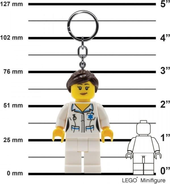 Produktbild Euromic LEGO - Keychain w/LED - Nurse (4006036-LGL-KE186H)