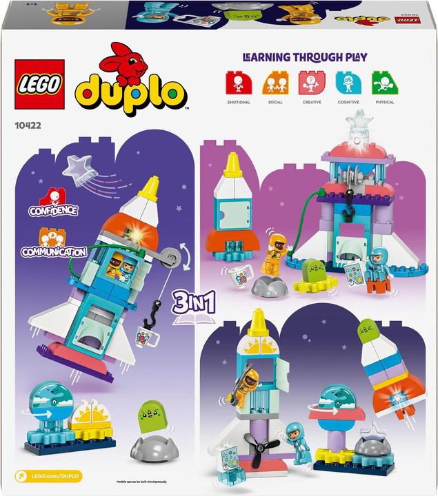 Immagine prodotto LEGO 10422 Navetta spaziale 3 in 1 per tante avventure (10422)