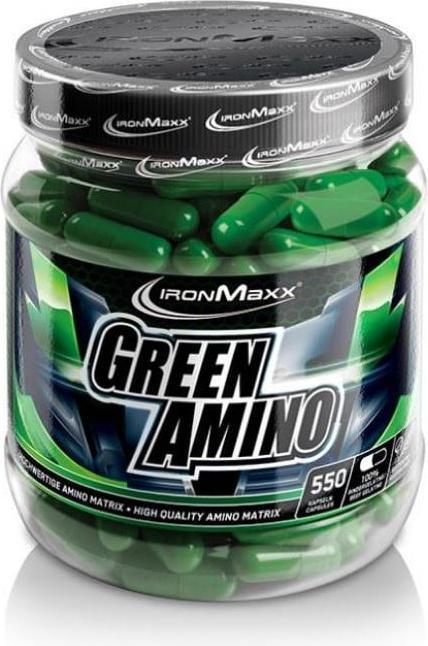 Immagine prodotto IronMaxx Amino verde (550 Pezzo/i, Pillole, 374 g)