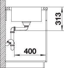 Produktbild Blanco Classimo 45 S-IF (Einbauspüle, 50 cm, 86 cm)