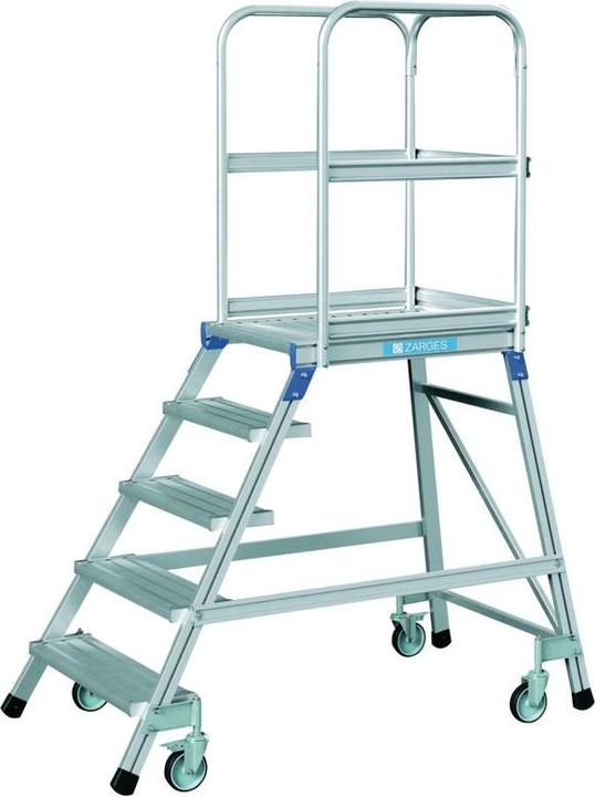 Zarges Podesttreppe Z 600 - 5 (Gerüst, 60 cm)