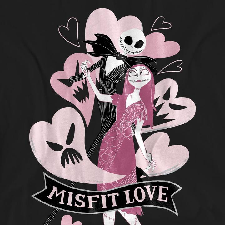 Image du produit The Nightmare Before Christmas - T-shirt MISFIT LOVE - Adulte (L)