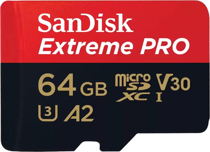 SanDisk Extreme PRO UHS-I V30 (64 Go, microSDXC, U3, UHS-I)