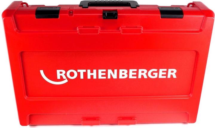 Actual product image Rothenberger ROMAX 4000 battery press machine 18 V Li-Ion electrohydraulic in carrying case with 4 A