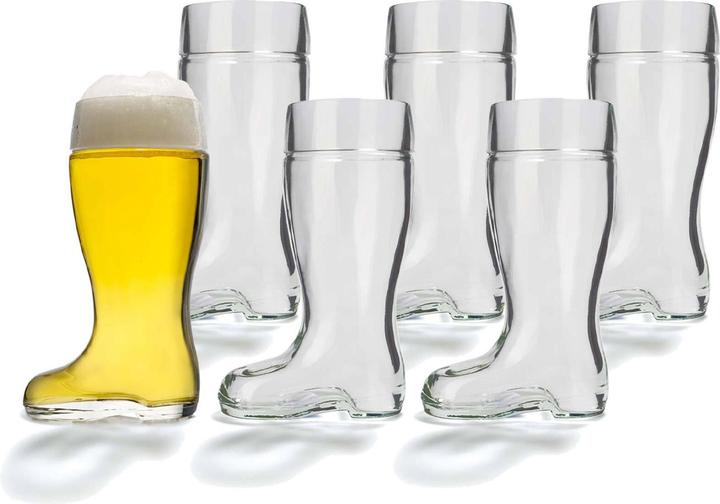 Produktbild Stölzle Biergläser Stiefel (1 l, 6 x)