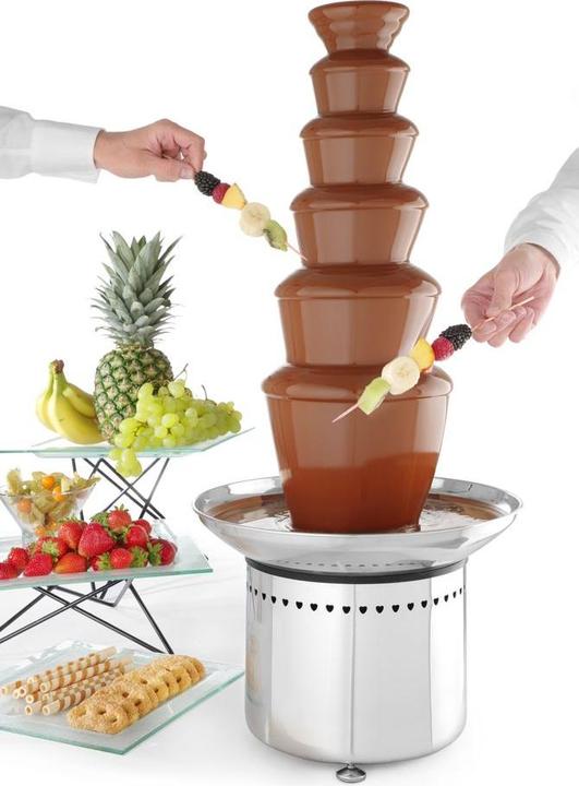 Produktbild Hendi Schokoladebrunnen 6 Ebenen Edelstahl 230V 300W