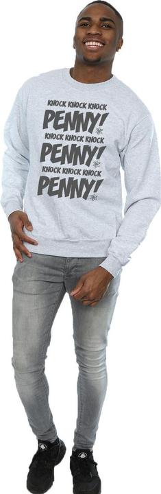 Actual product image Dam Mens Sheldon Knock Knock Penny Cotton Sweatshirt (S)