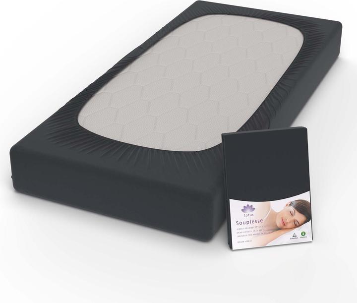 Image du produit Lotus Bettwaren Drap-housse en jersey Souplesse (100 x 200 cm, 90 x 190 cm, 90 x 200 cm)