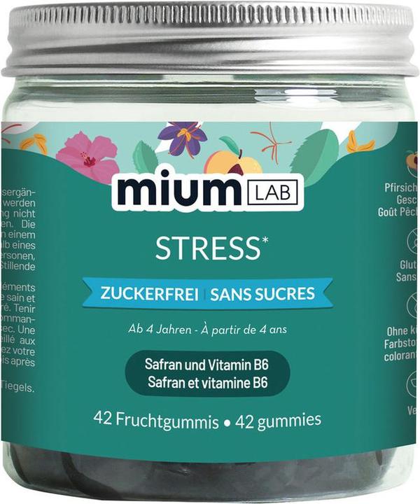 Immagine prodotto Mium Lab Vitamingummis Stress (42 Pezzo/i, Gomme, 143 g)