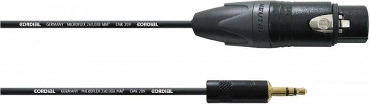 Image du produit Cordial Cpm 3 Fw-Unb (3 m, Jack 3,5 mm (AUX), XLR)