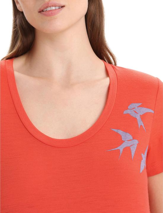 Produktbild Icebreaker Women's Tech Lite II S/S Scoop Swarming Shapes (M)