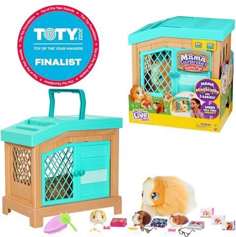 Produktbild Little Mama Surprise mit Stall und 3 Überraschungsbabys (22.30 cm)