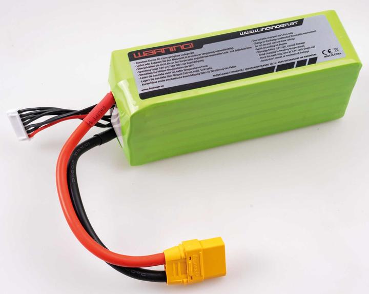 Actual product image Wellpower LIPO AKKU ULTIMA GT II 5200 MAH / 22,2 Volt 6S 40/80C CH5/8 115,44WH XT-90 (22.20 V, 5200 mAh)