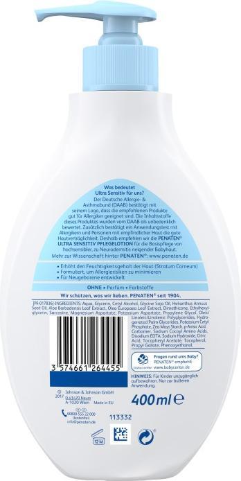 Image du produit Penaten Lotion corporelle ultra-sensible
