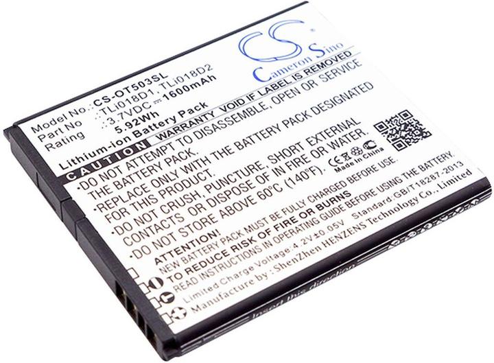Produktbild NoName Battery for Alcatel One Touch Pop D5 etc