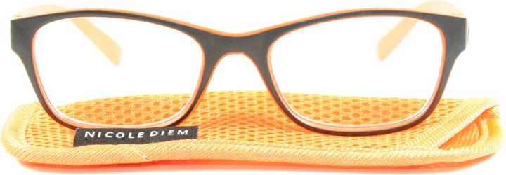 Nicole Diem Lesebrille 1.50dpt orange-blk (+1.5)