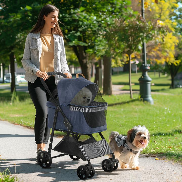 Actual product image PawHut Dog buggy for small dogs (Dog, Foldable, Reflectors)