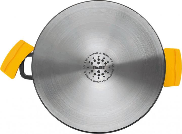 Produktbild Ibili Kochtopf mit Deckel Evolution 24 cm Geeignet für alle Herdarten, inklusive Induktion (Kochtopf, Aluminium)