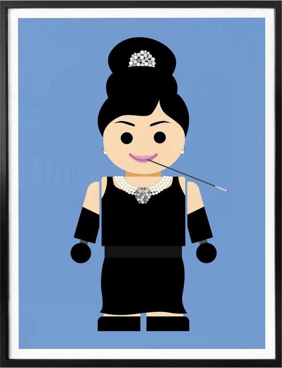 Image du produit Trenddeko Jouet Audrey Hepburn (30 x 40 cm)