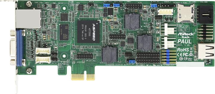 AsRock Carte de contrôle à distance Rack PAUL Low-Profile ASPEED AST2500