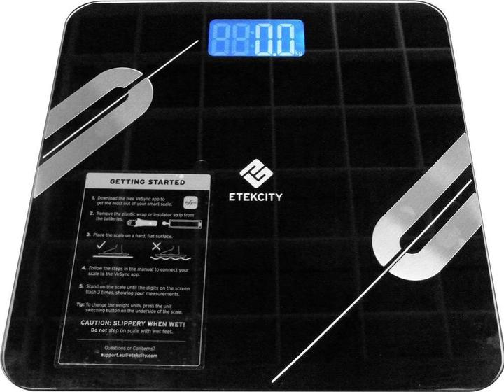Produktbild Etekcity Bluetooth Körperfettwaage Smart Digitale Waage- Black (180 kg)