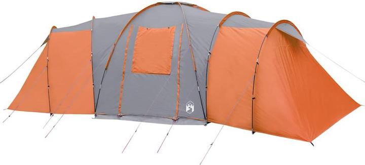 Image du produit VidaXL Tente de camping 12 personnes & orange 840 x 720 x 200 cm 185T Taft (Tente igloo, 24.50 kg, 9+ personnes)