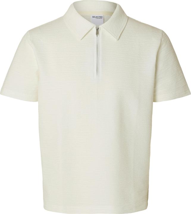 Selected Homme Seersucker Polo shirt