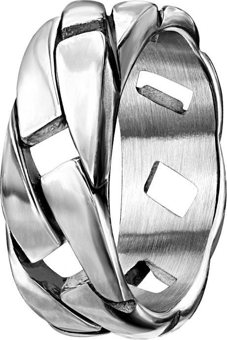 Actual product image Star Piercing Ring silver chain (without brass, Surgical steel 316L)