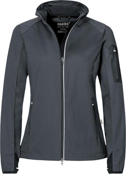 Actual product image Hakro Ladies' light softshell jacket Sidney anthracite, 6XL (6XL)