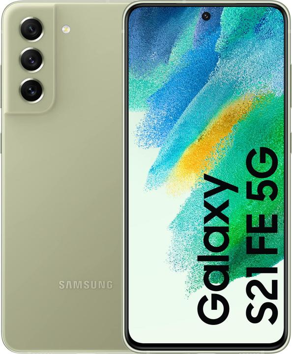 Actual product image Samsung Galaxy S21 FE 5G (128 GB, Olive, 6.40", Dual SIM, 12 Mpx, 5G)