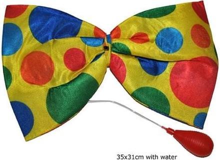 Immagine prodotto Funny Fashion Papillon clown gigante con pompa d'acqua