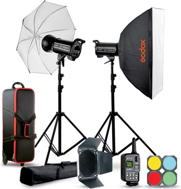Image du produit Godox QT400IIM C Duo studio kit (400 W, Tête de flash)