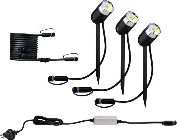 Image du produit Paulmann Kit de démarrage Outdoor Plug & Shine Pike (170 lm, IP44)