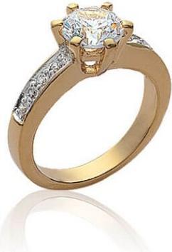 Produktbild Lara BAGUE AM - GR. 62 - BICOLORE - ZIRCONIA (62)